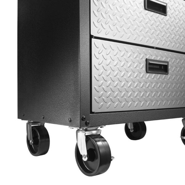 ADDITION OF WHEELS ON ADJUSTABLE FEET TOOL CABINET