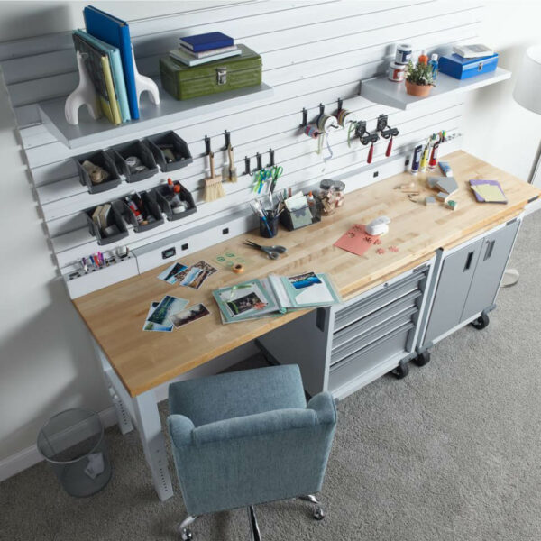 GARAGE FURNITURE DRAWER IN STEEL ON WHEELS