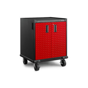 Carrello su ruote rosso Garage Mania GAGB272DDR