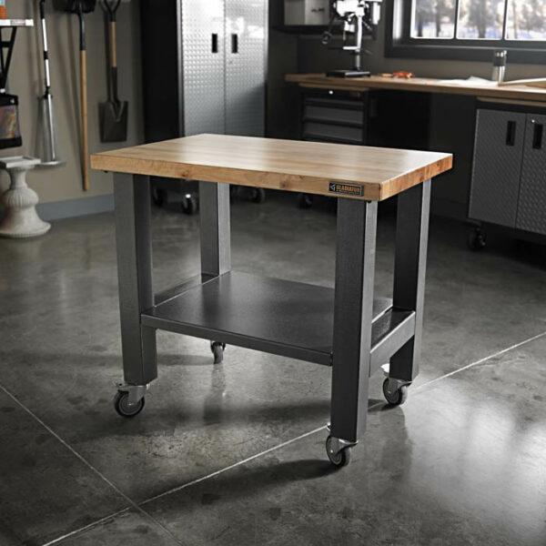 GARAGE MANIA MOBILE WORKTOP IN WOOD