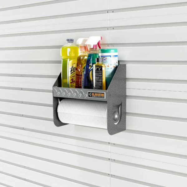 TOOL SHELF WITH ROLL HOLDER GARAGE MANIA