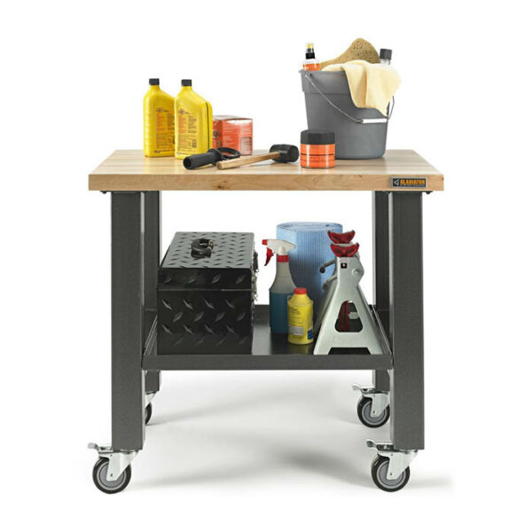 MOBILE WORKTOP FOR GARAGE TOOLS