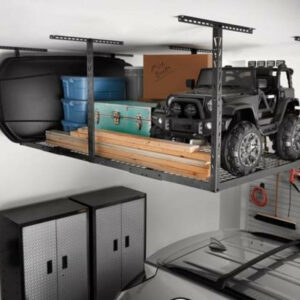 CEILING SHELF WITH METAL SHELF GARAGE MANIA