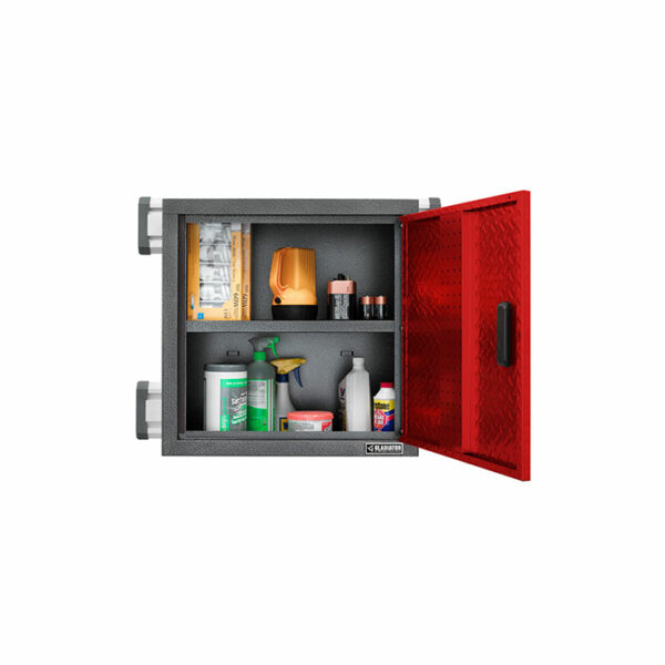 Armoire rouge murale 61x61x30  Garage Mania GAWG241DDR