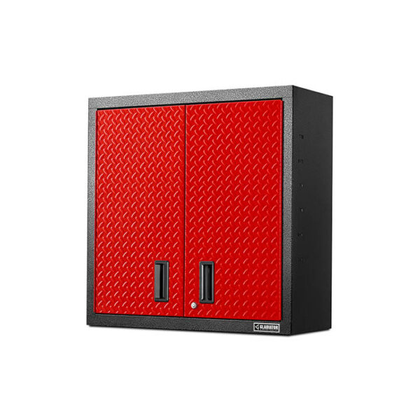 Red wall cabinet with two doors Garage Mania GAWG302DDR