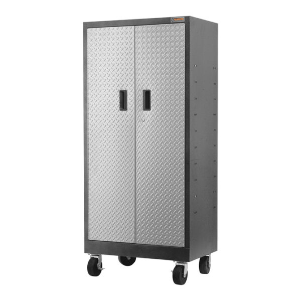 Two-door steel cabinet with wheels GATL302DRG2