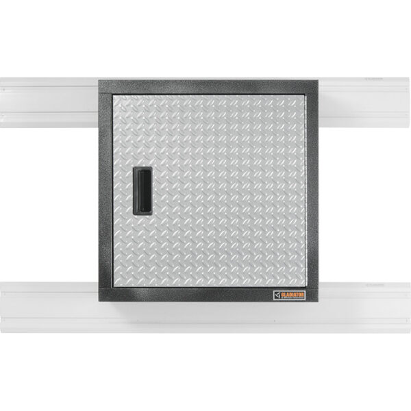 GAWG241DRG One door steel wall cabinet on Garage Mania wall systems