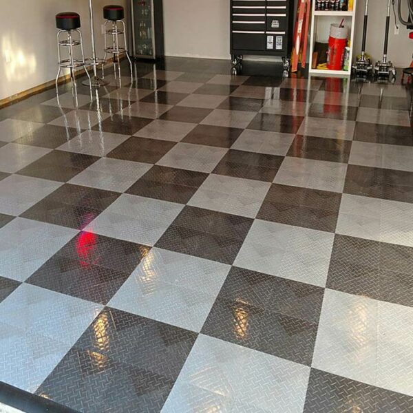 Diamond Charcoal Floor Anthracite Garage Mania