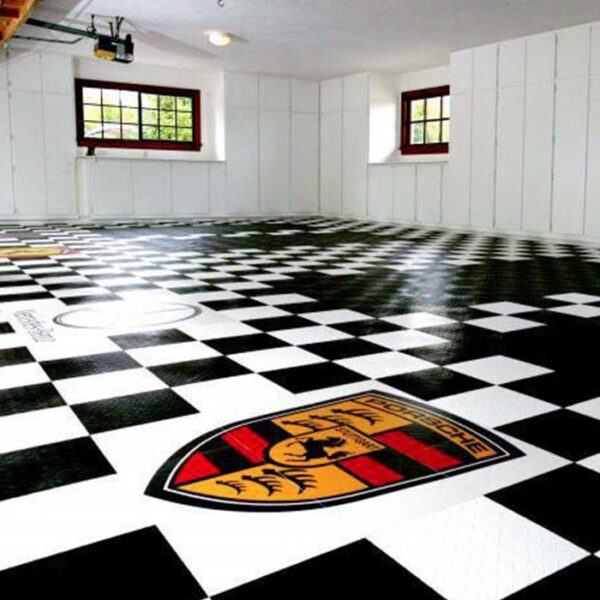 Diamond Black Garage Mania Tile - For durable and long lasting flooring