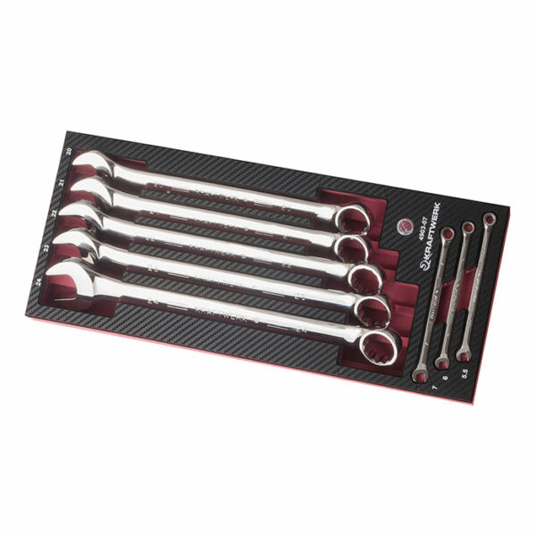 Modular assortment of combination wrenches 8 pieces - Garage Mania 4903.07