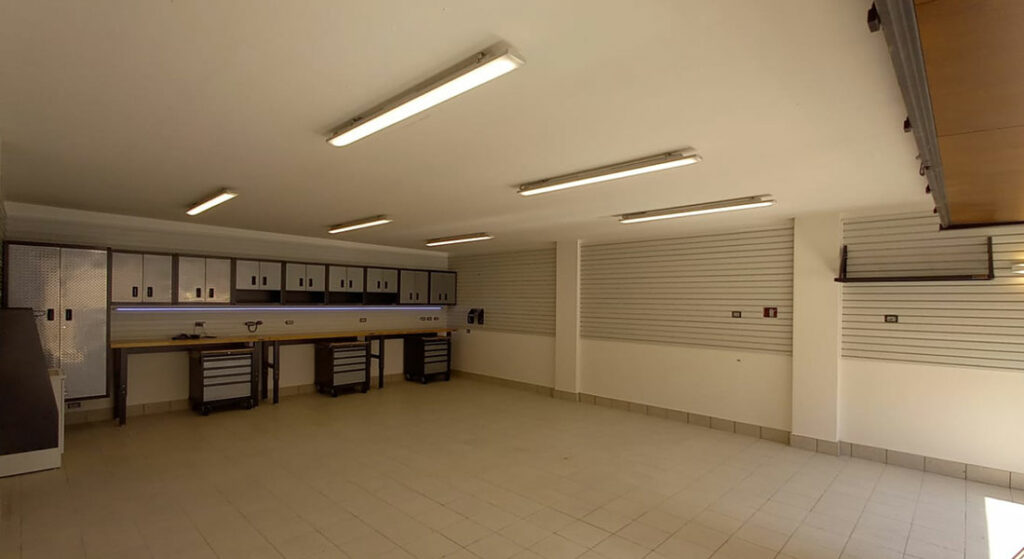 Installazione arredamento garage Gladiator - Progetto Reggio Emilia